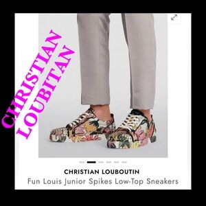 CHRISTIAN LOUBITAN JUNIOR SPIKE SNEAKERS